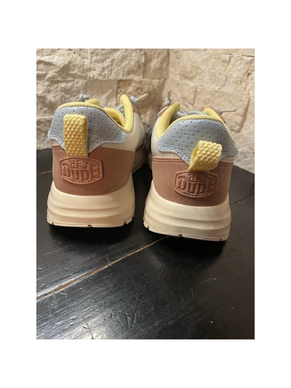 Hey Dude Sirocco Alta Colorblock Women's Casual Shoes Sand, W 8 Slip On Sneakers - Picture 10 of 10
